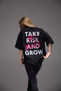 Oversized T-Shirt “Take Risk and Grow”