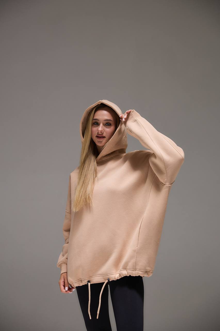 Oversized Hoodie with 3D Embroidery "FREEDOM"