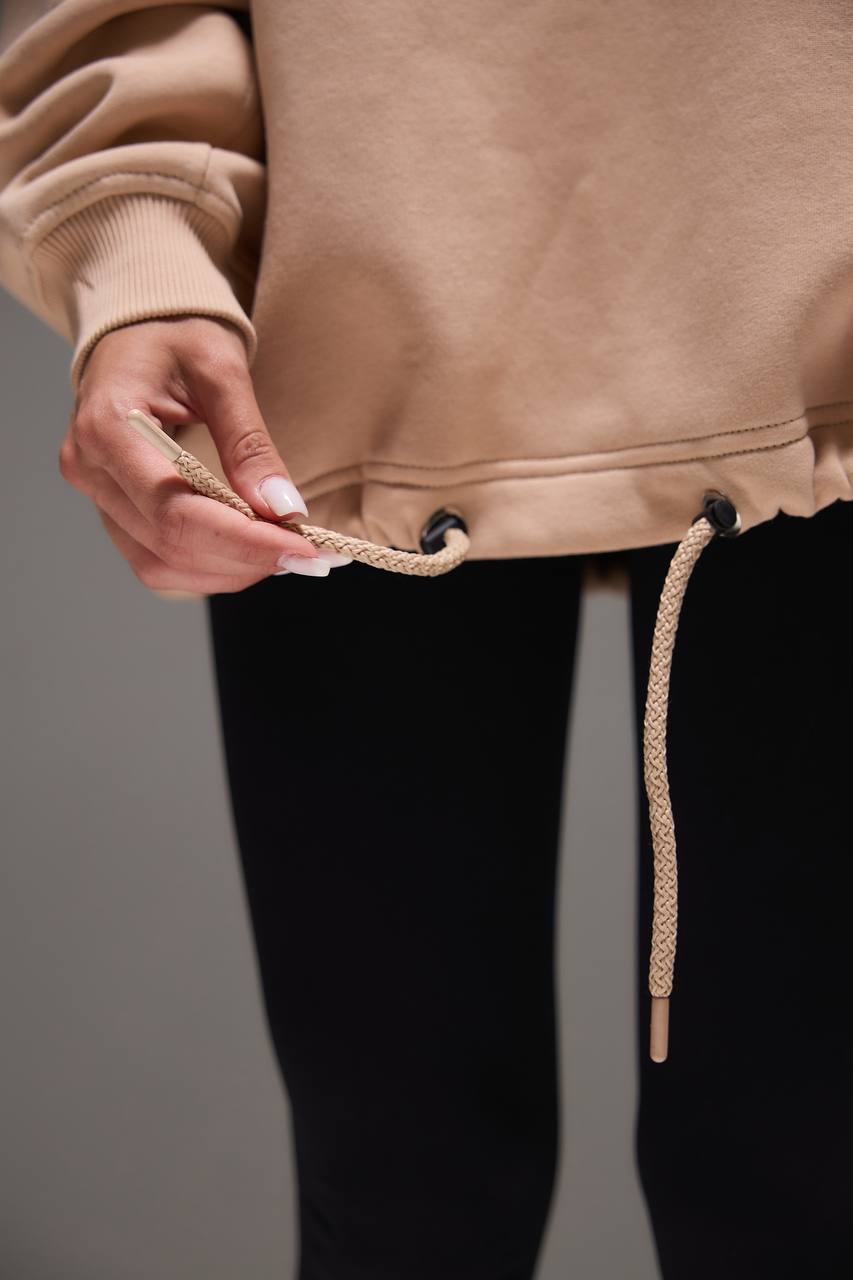 Oversized Hoodie with 3D Embroidery "FREEDOM"