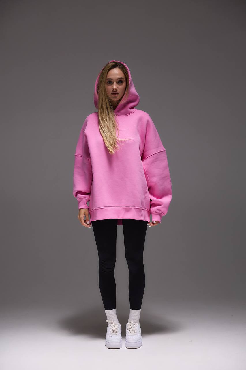 Oversized Hoodie with 3D Embroidery "FREEDOM"